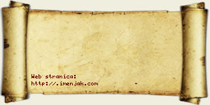 Tina Vujanović vizit kartica